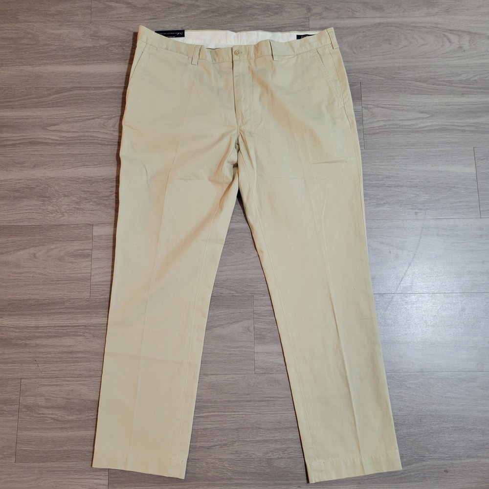 Polo Ralph Lauren Slim Fit Chinos Mens 40x32 Spring Beige Cotton Twill Pants NWT